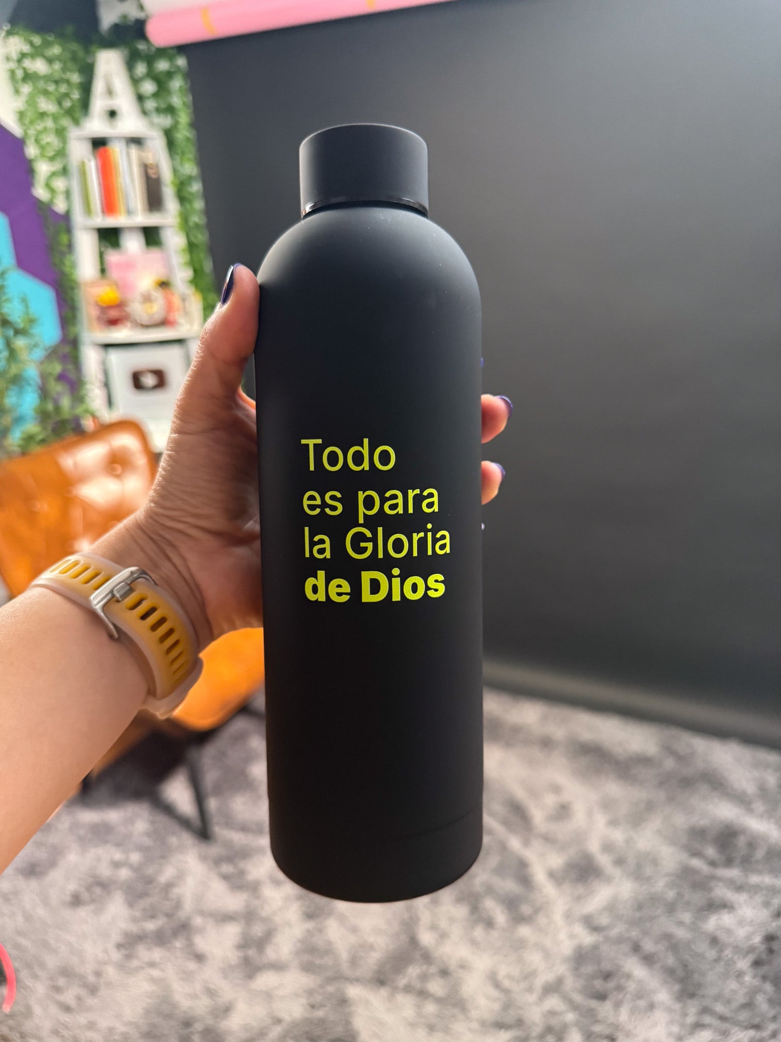 Botella deportiva térmica de 500 ml