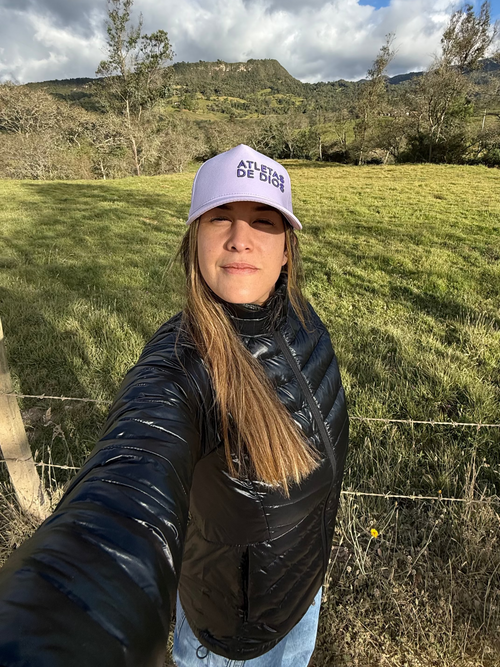 Gorra Atletas de Dios Morada