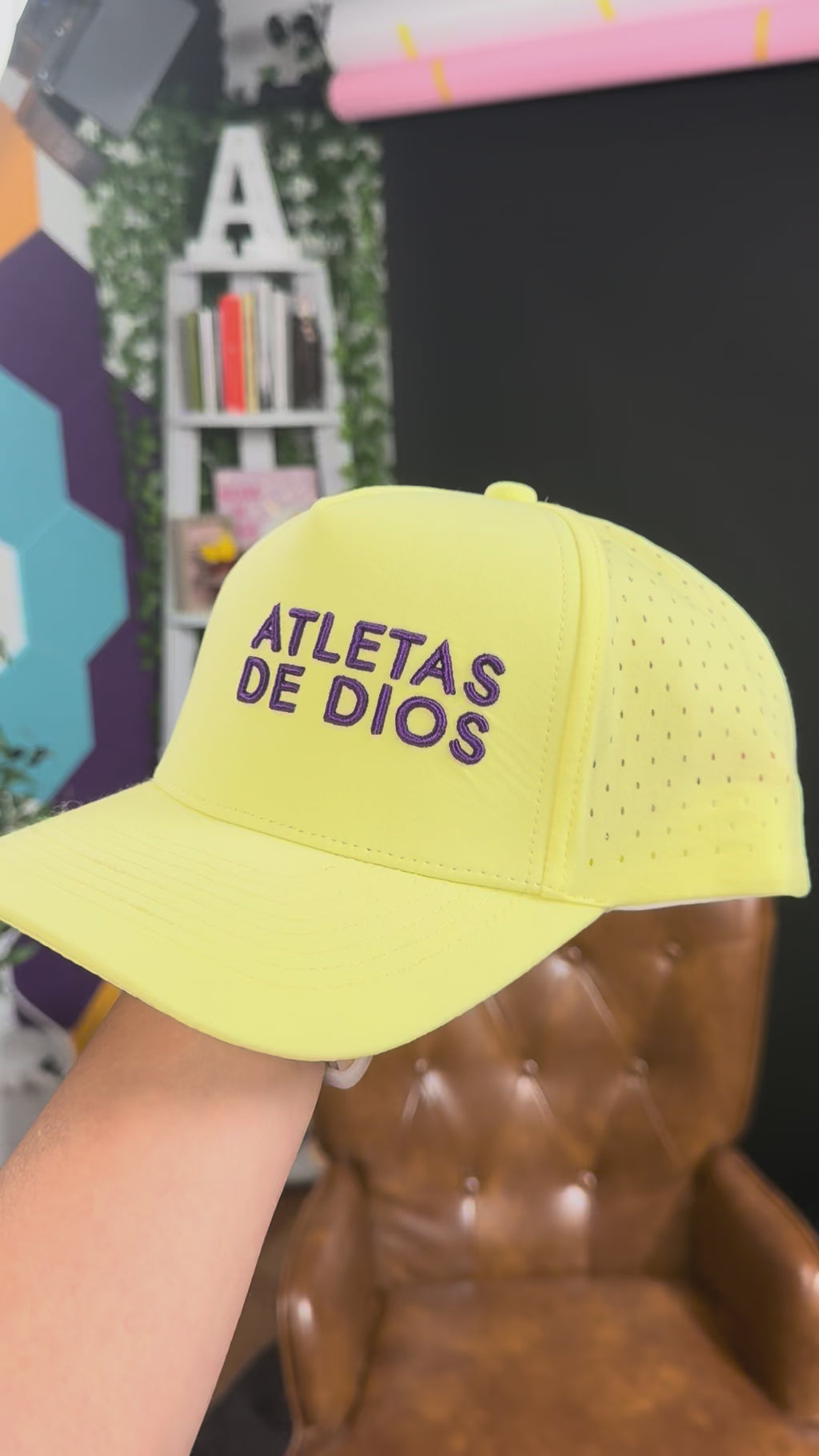 Gorra Atletas de Dios Verde